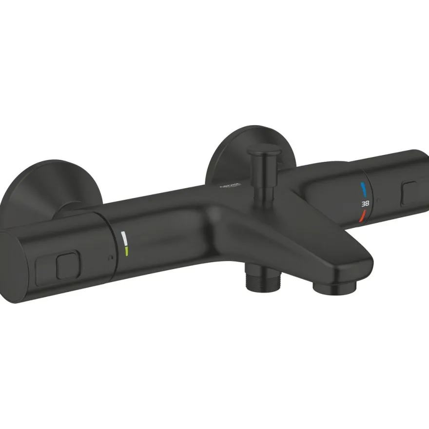 Termostaattihana Grohe Precision Start juoksuputkella, musta