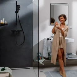 Termostaattihana Hansgrohe Ecostat Fine Nordic, mattamusta