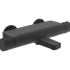 Termostaattihana Oras Optima Style 7140GN-33, juoksuputkella, mattamusta