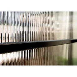 Tilanjakaja/liukuovi Mirror Line raitalasi valkoinen kahdella liukuovella, korkea malli, mittatilaus