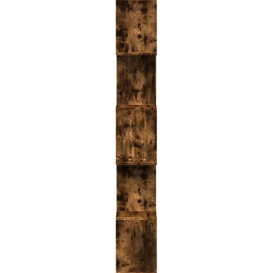 Tilanjakaja 5 tasoa savutammi 70x24x161 cm tekninen puu (58097)