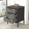 Toimistokalustesetti Linento Furniture Vs9-Cga, hopeanharmaa
