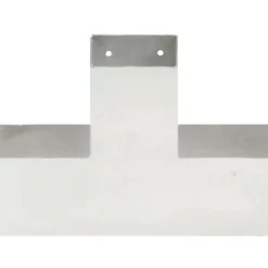 Tolppaliitin, X-muoto, galvanoitu metalli, 91x91mm