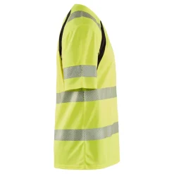 T-paita Blåkläder 3397 Highvis, huomiokeltainen/musta