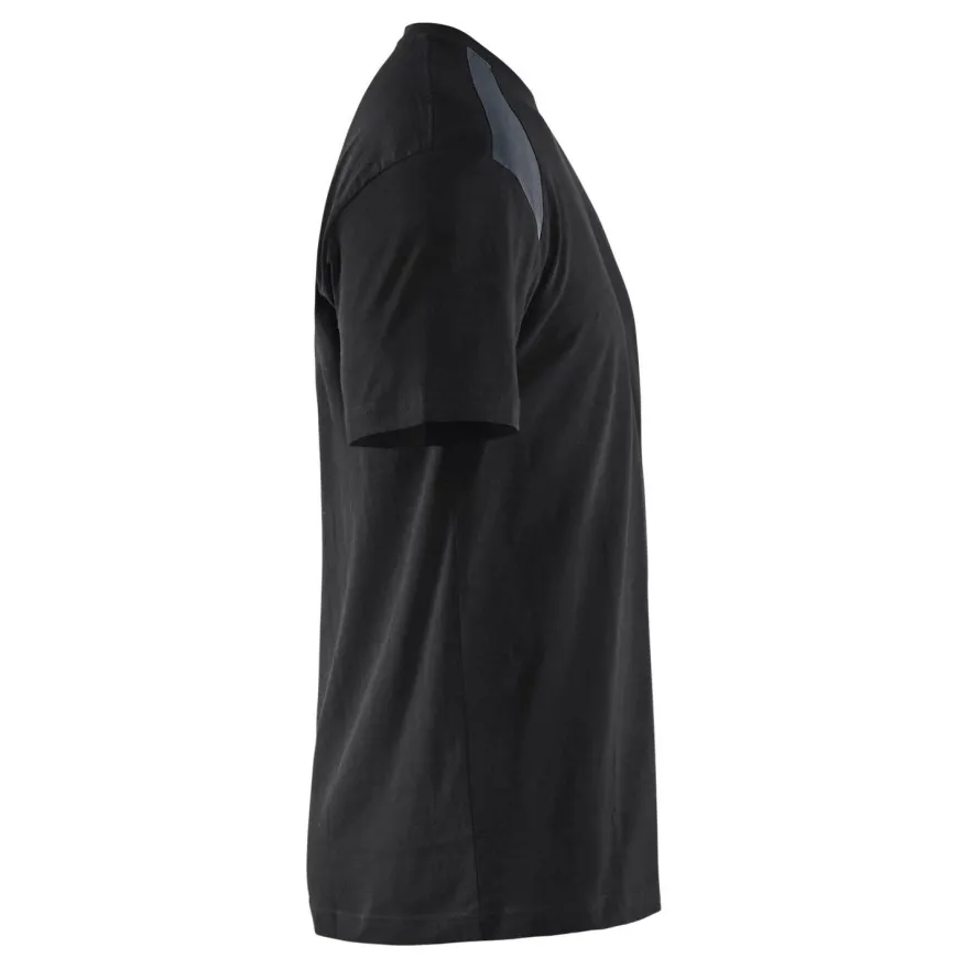 T-paita Blåkläder 3379, musta/tummanharmaa
