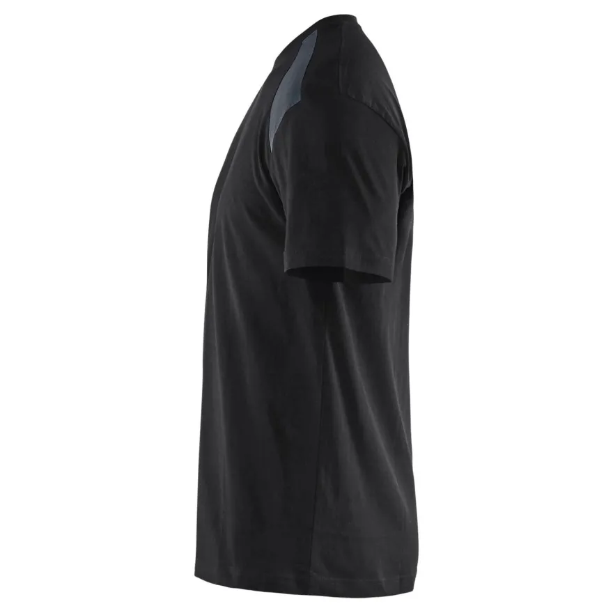 T-paita Blåkläder 3379, musta/tummanharmaa