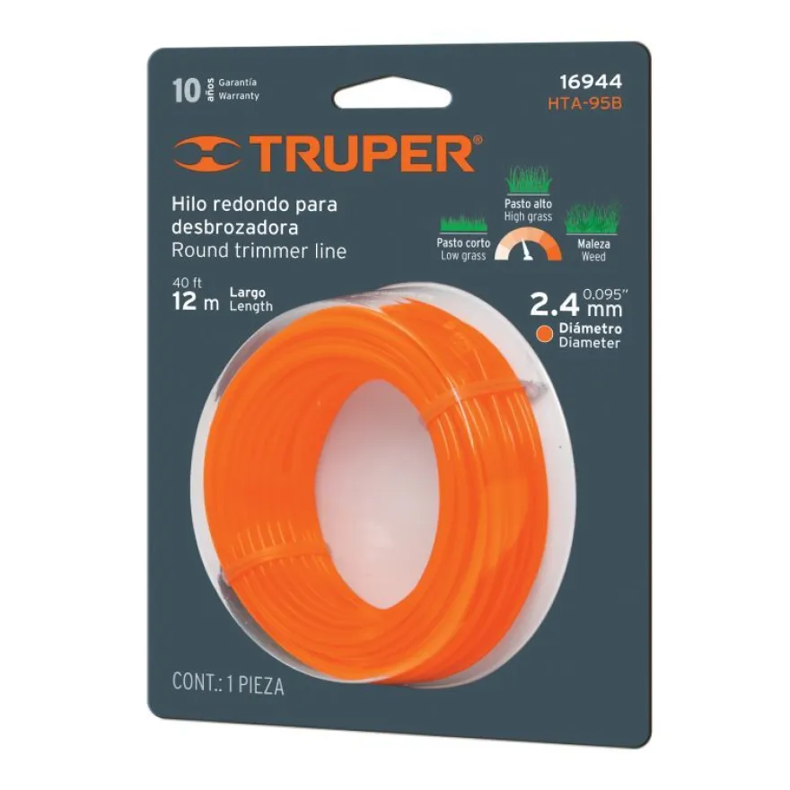 Trimmerisiima Truper, 12m/2.4mm