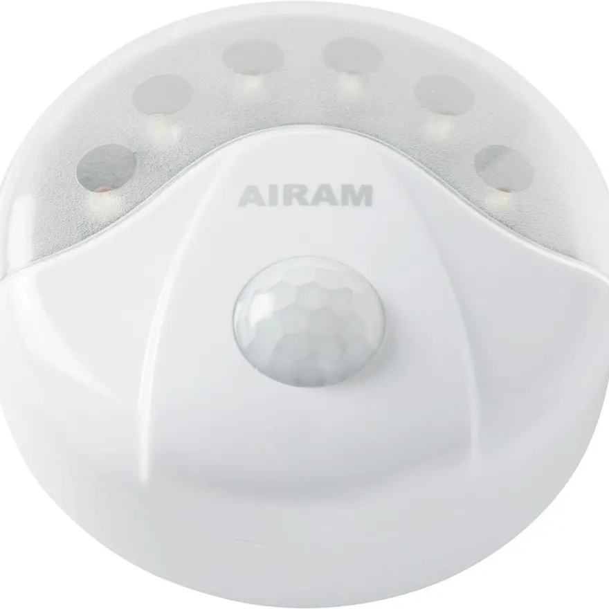 Tunnistinvalo Airam NOX, 6xLED+sensor