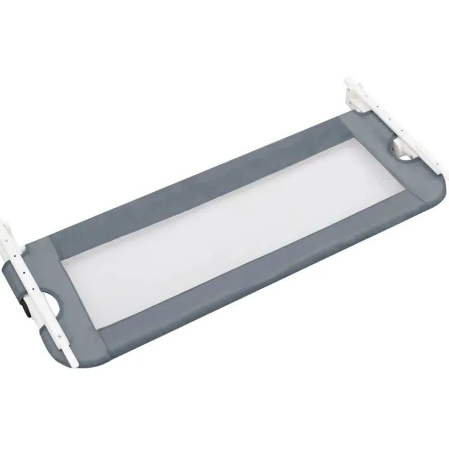 Turvalaita sänkyyn polyesteri 102x42 cm harmaa