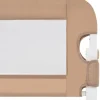 Turvalaita sänkyyn taupe 180x42 cm polyesteri