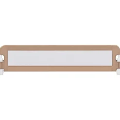 Turvalaita sänkyyn taupe 180x42 cm polyesteri