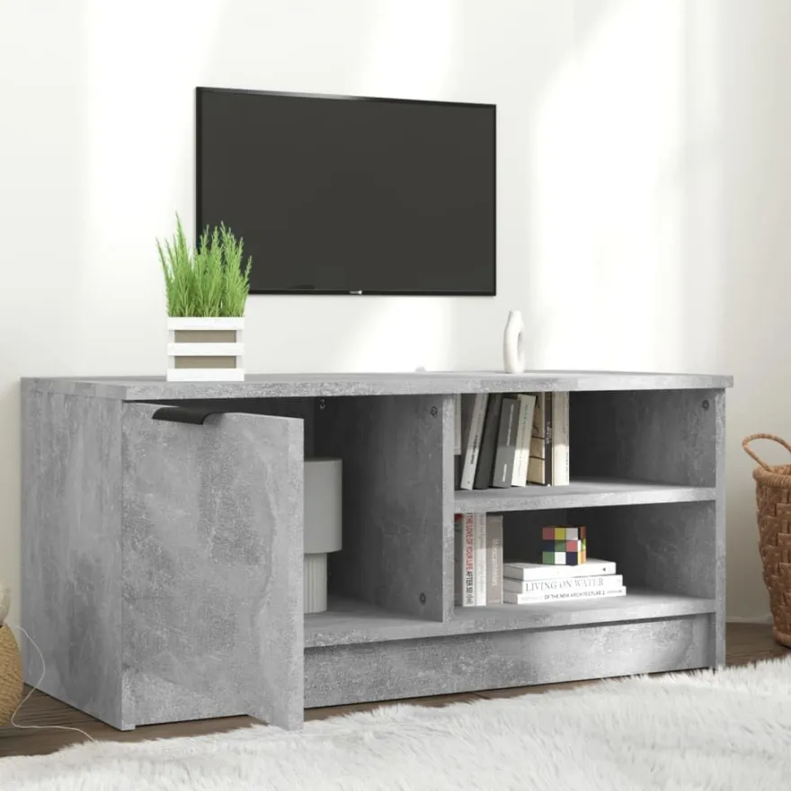 TV-kaluste, 80x35x36,5 cm, eri värejä ja pakkauskokoja (13726)