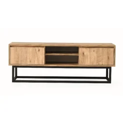 TV-taso Linento Furniture Belinda 180 mänty/musta