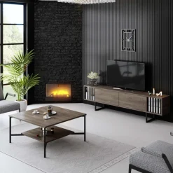 TV-taso Linento Furniture Chrome Line, 180cm