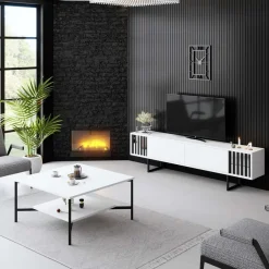 TV-taso Linento Furniture Chrome Line, 180cm