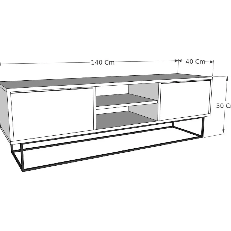 TV-taso Linento Furniture Escape 140 Felt