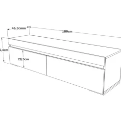 TV-taso Linento Furniture FR3, eri värejä