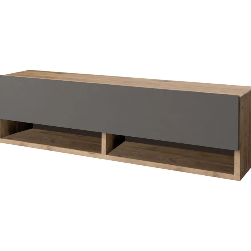 TV-taso Linento Furniture FR13, ruskea/harmaa