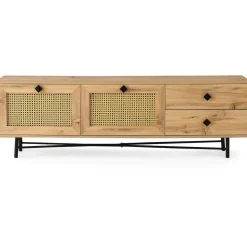 TV-taso Linento Furniture Hapsiyas 180, ruskea