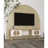 TV-taso Linento Furniture Inci Bohem, 150cm, valkoinen/ruskea