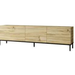 TV-taso Linento Furniture LV6, puukuosi, ruskea