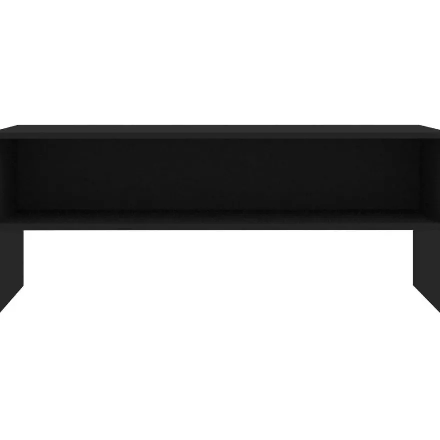 Tv-taso musta 100x40x40 cm lastulevy