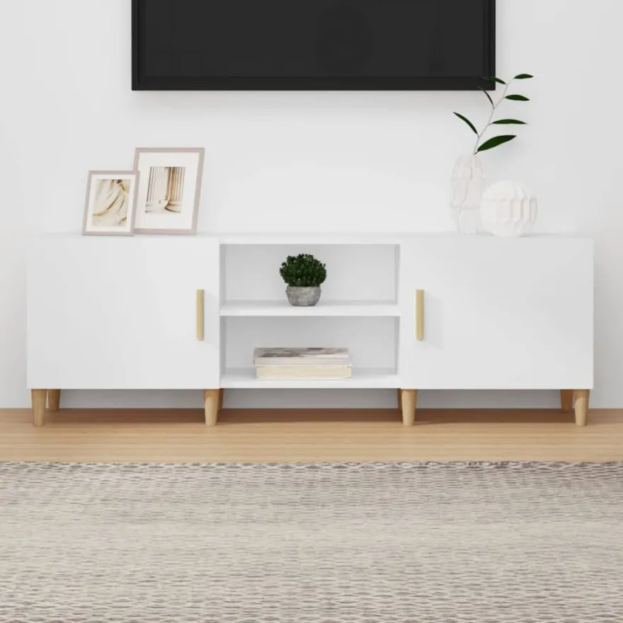 TV-taso tekninen puu, 150x30x50 cm, eri värejä (14158)