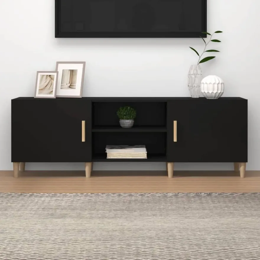 TV-taso tekninen puu, 150x30x50 cm, eri värejä (14158)