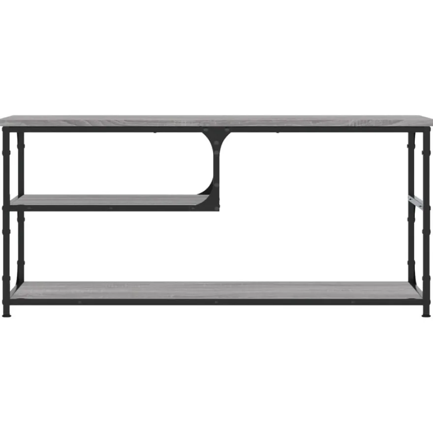 TV-taso teknisestä puusta ja teräksestä, 103x38x46,5 cm, eri värejä (29032)