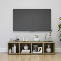 TV-tasot 37x35x37 cm tekninen puu, eri värejä ja pakkauskokoja (08935)