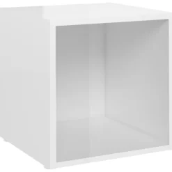 TV-tasot 37x35x37 cm tekninen puu, eri värejä ja pakkauskokoja (08935)