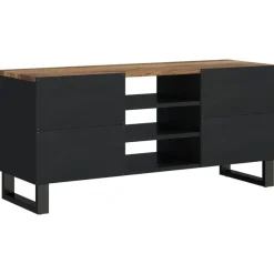 TV-taso, täysi mangopuu ja tekninen puu, 100x33x46 cm, eri värejä (31937)