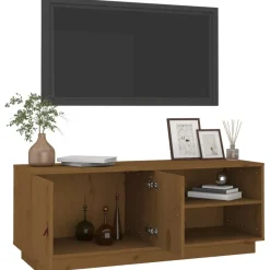 TV-taso täysi mänty 105x34x40 cm, eri värejä (17152)