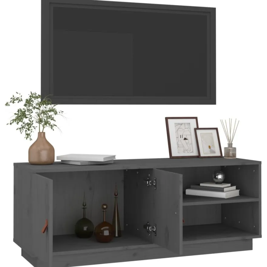 TV-taso täysi mänty 105x34x40 cm, eri värejä (17152)