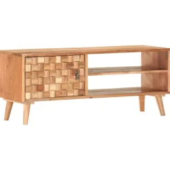 TV-taso 100x35x40 cm täysi akaasiapuu (87442)