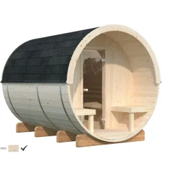 Tynnyrisauna Palmako Anita 1,6+0,7 m²