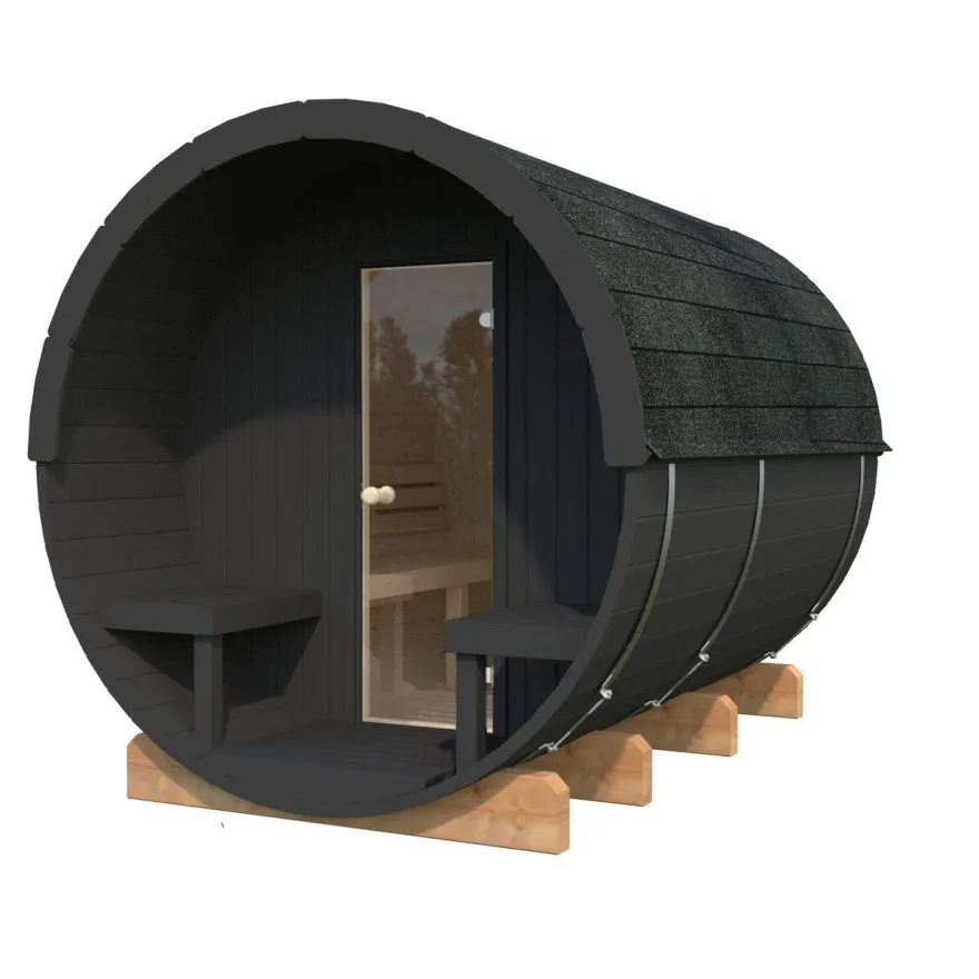 Tynnyrisauna Palmako Anita 1,6+0,7 m²