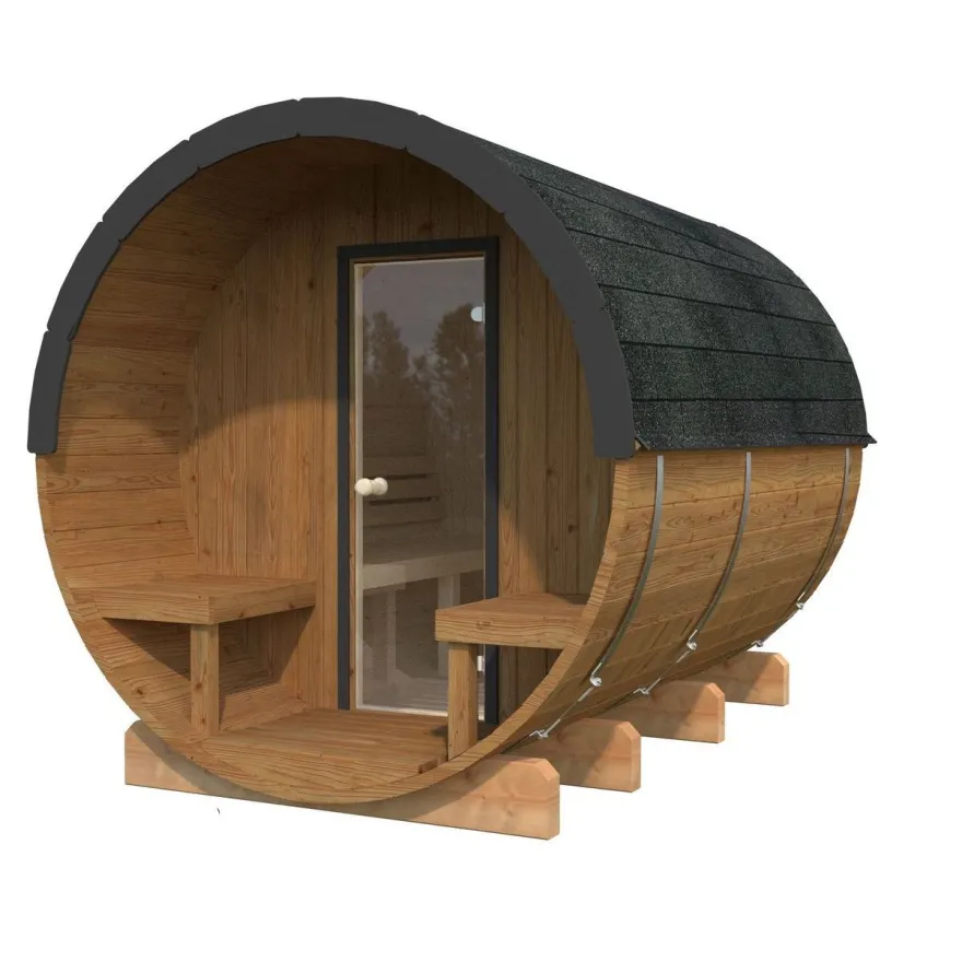 Tynnyrisauna Palmako Anita 1,6+0,7 m²