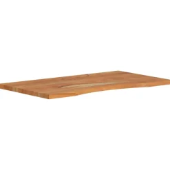 Työpöydän pöytälevy 100x50x2,5 cm suorakaide täysi akasiapuu (70164)