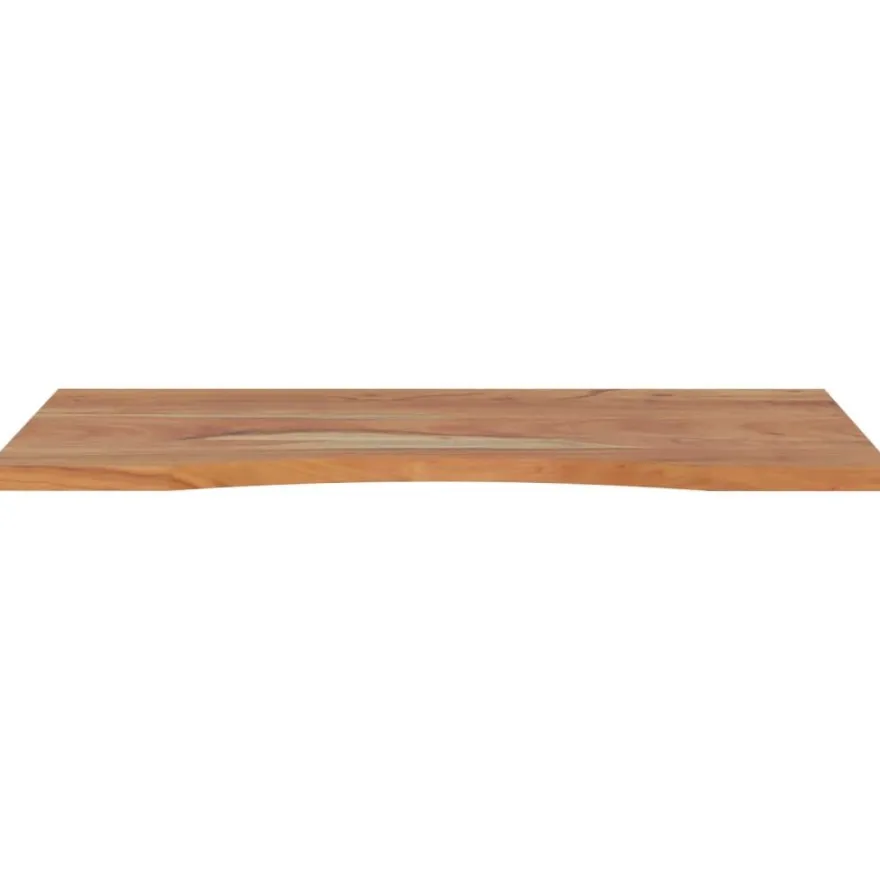 Työpöydän pöytälevy 100x50x2,5 cm suorakaide täysi akasiapuu (70164)