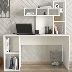 Työpöytä Linento Furniture Coral, valkoinen