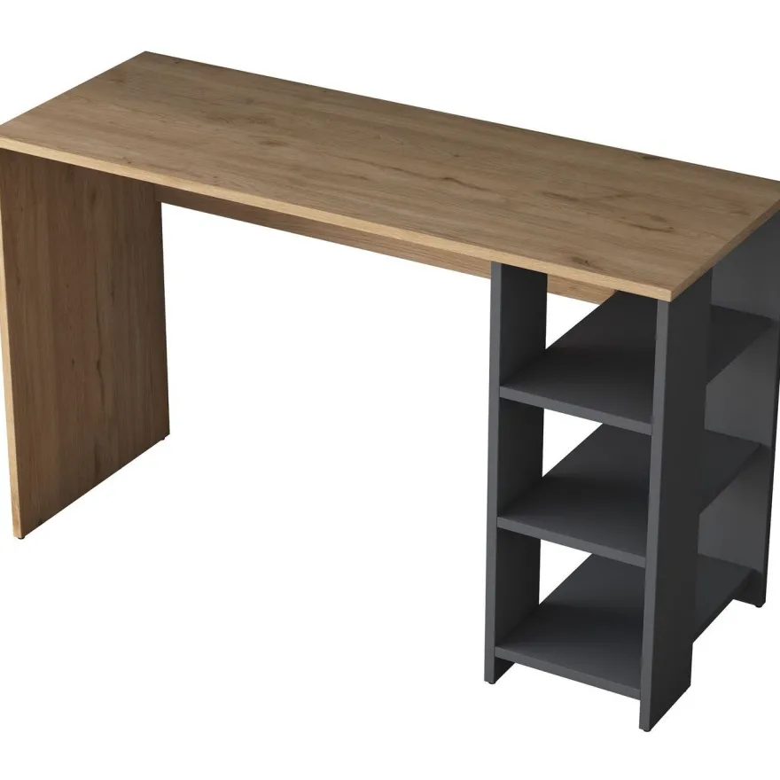 Työpöytä Linento Furniture HA108-2585, 120x45cm, ruskea