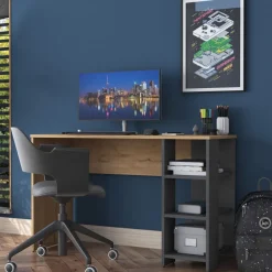 Työpöytä Linento Furniture HA108-2585, 120x45cm, ruskea