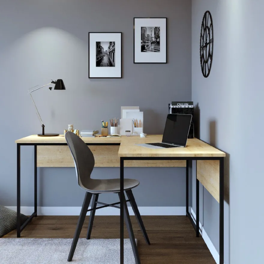 Työpöytä Linento Furniture L Tasarim L195 tammi