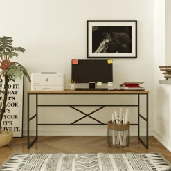 Työpöytä Linento Furniture VG27, ruskea