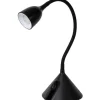 Työpöytävalaisin Lucide Milo 16/50cm, 1x3.2W/3000K, musta