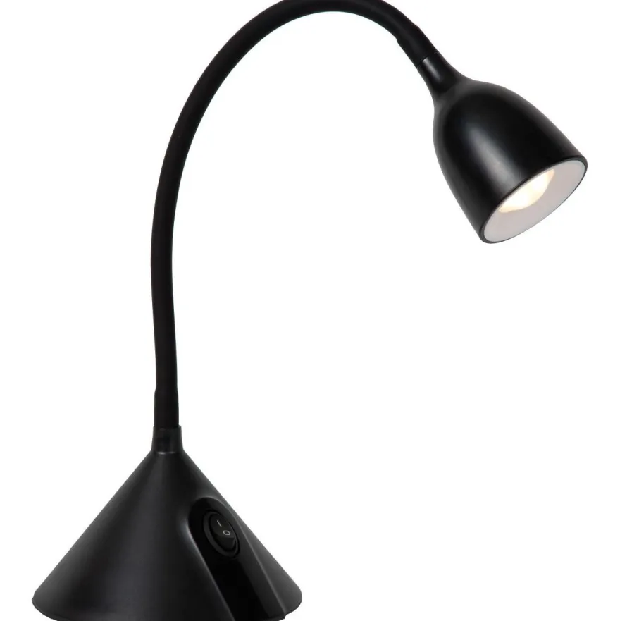 Työpöytävalaisin Lucide Milo 16/50cm, 1x3.2W/3000K, musta