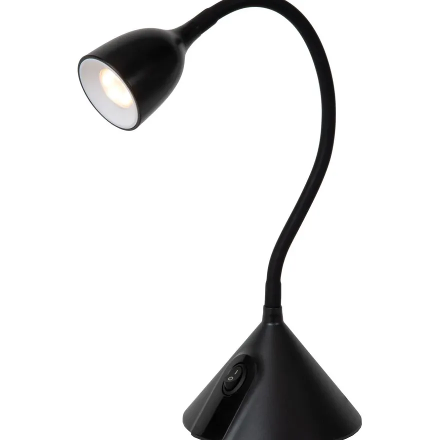 Työpöytävalaisin Lucide Milo 16/50cm, 1x3.2W/3000K, musta