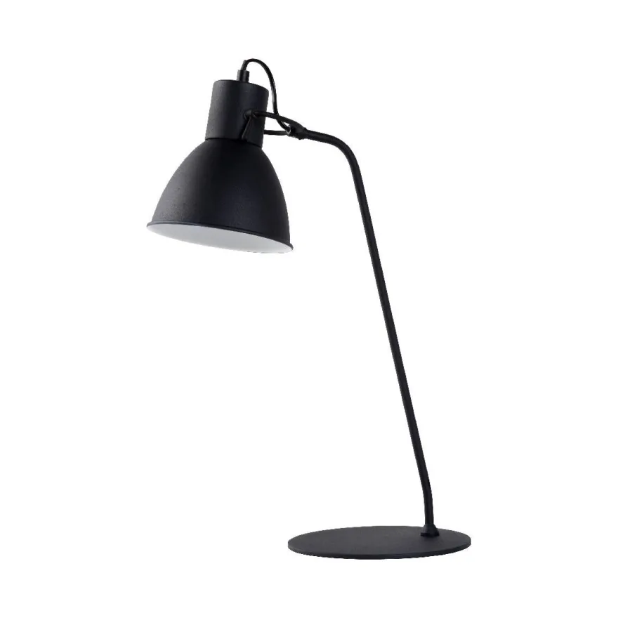 Työpöytävalaisin Lucide Shadi, Ø20x50cm, 40W, himmennettävä, musta