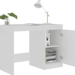 Työpöytä valkoinen 100x50x76 lastulevy